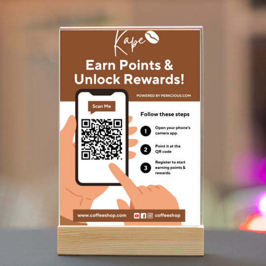Perkcious QR Stand